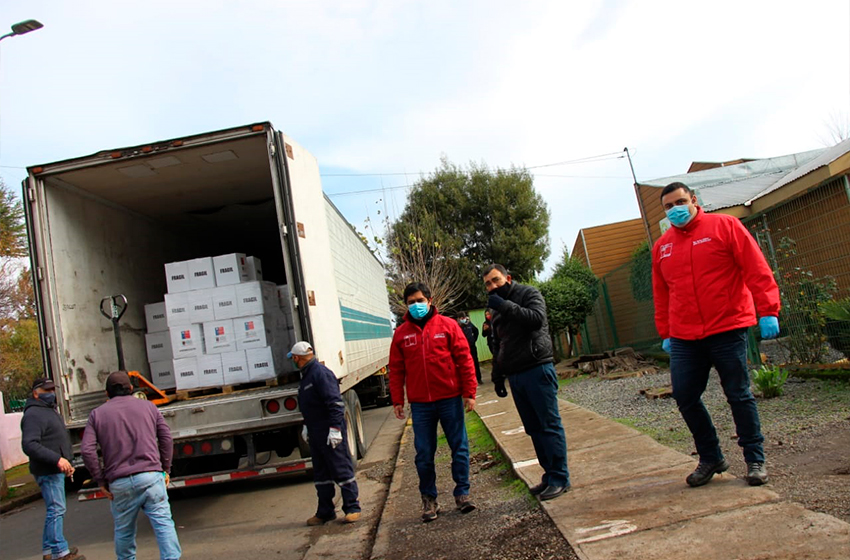  Cajas de Alimentos para Chile se entregaron en 13 comunas de Ñuble