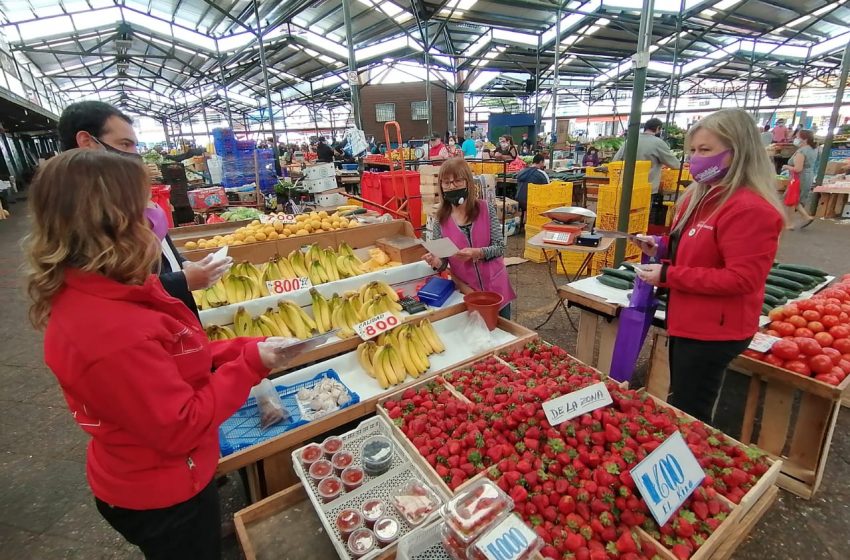  Autoridades y feriantes del Mercado de Chillán dijeron #NoMás a la violencia de género