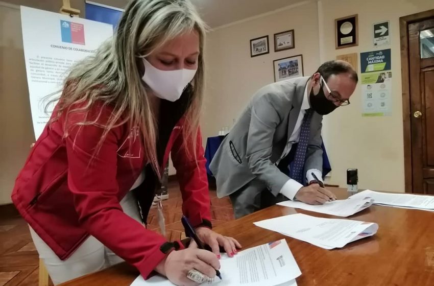  Seremi de la Mujer y Municipio de San Fabián firman convenio de colaboración en favor de la comunidad