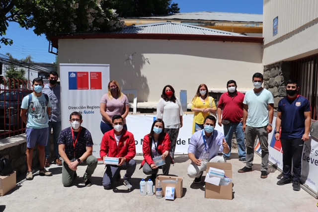  Mindep entrega kits de prevención Covid-19 a talleres deportivos de diez comunas de Ñuble