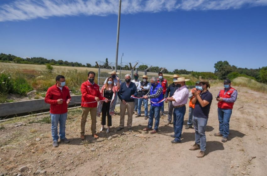  Cerca de 200 regantes del Canal Matriz Ñiquén se benefician con obras construidas a través de la Ley de Riego