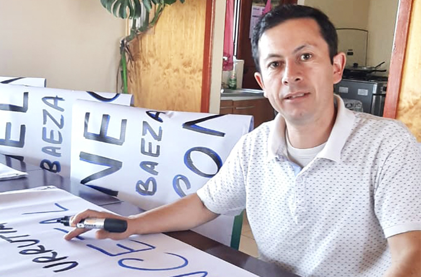  Nelson  Baeza Urrutia, un dirigente vecinal independiente que se postula como candidato a Concejal por Chillán