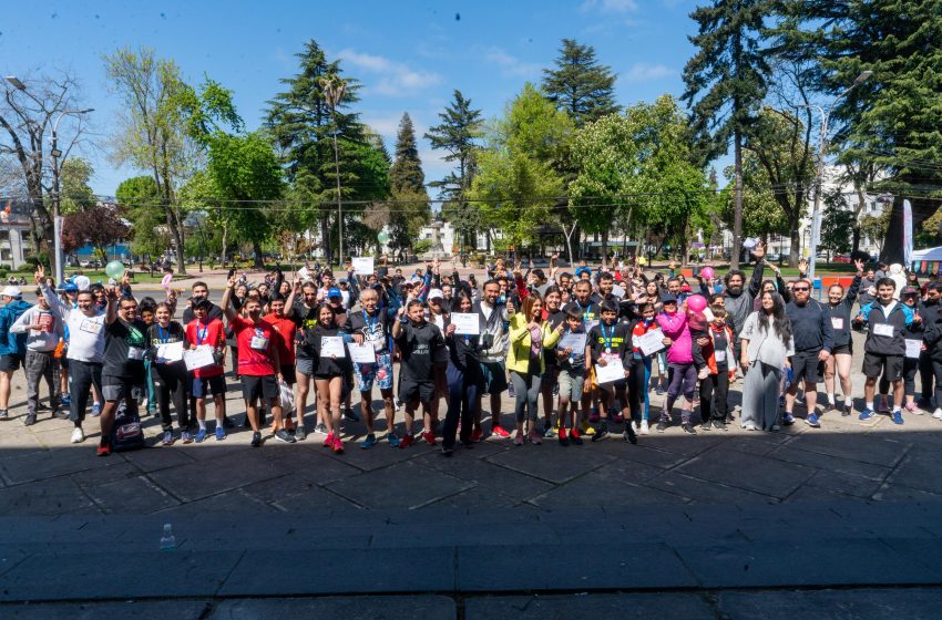  Más de 400 personas dieron vida a la primera corrida recreativa por la Salud Mental en Ñuble