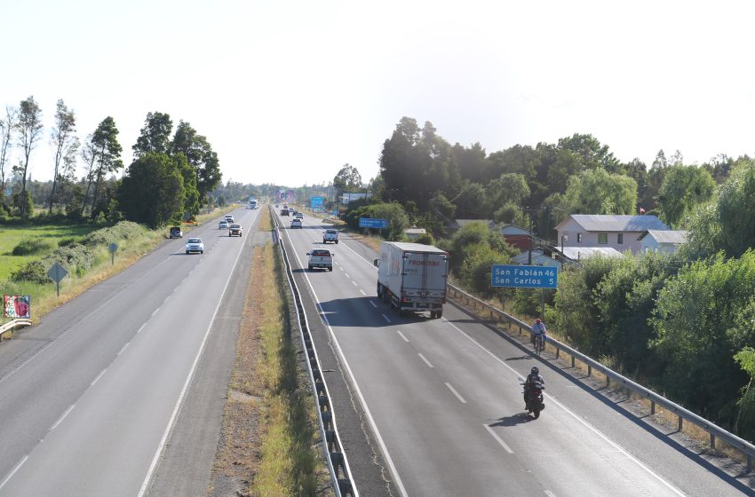  Cerca de 124 mil vehículos transitarán por carretas de Ñuble por feriado de este próximo lunes